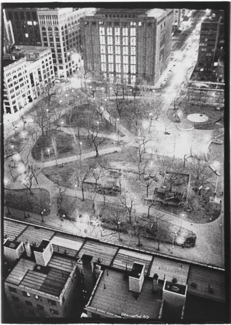 Washington Square, 1978, vintage gelatin silver print (Itek print)