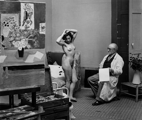 Matisse with His Model, at the Villard Alesia, Paris, 1939 (printed 1973)