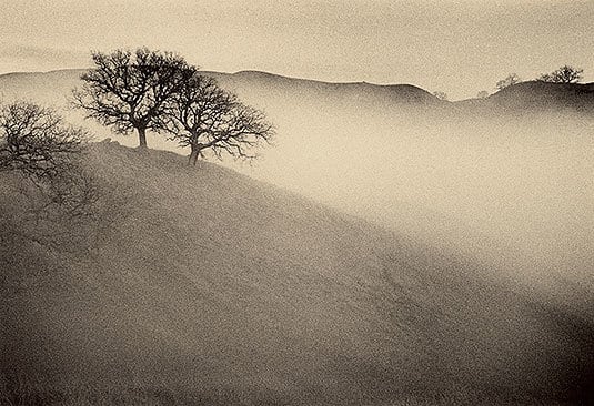 Approaching Fog sepia toned gelatin silver print