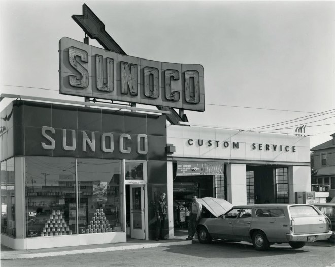 Triangle, Sunoco Station, South Hackensack, NJ