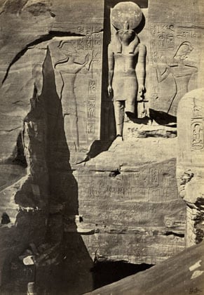 Entrance to the Great Temple Abou Simbel, Nubira