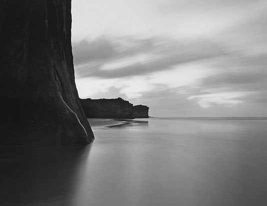 Cape Foulwind Beach, Tasman Sea, 2003, gelatin silver print