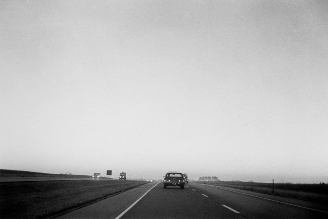 Autolandscape, Iowa at Dawn, 1971