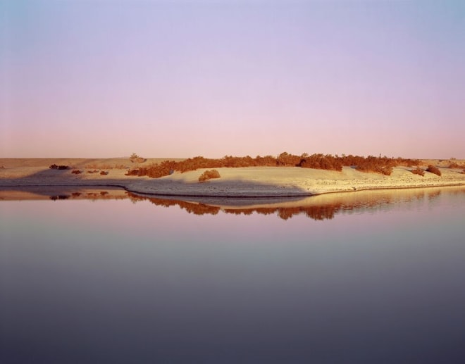 Virginia Beahan Shallow Lagoon on the Western Shore of the Salton Sea, CA