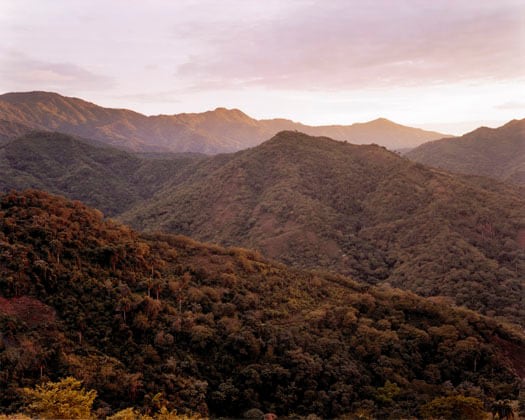 The Sierra Maestra near La Comandancia de la Plata, Fidel&#039;s rebel army headquarters, Santo Domingo, 2002, chromogenic print