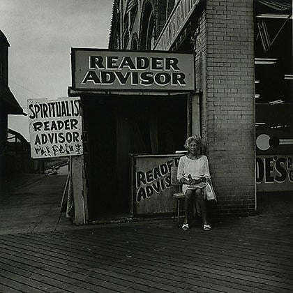 Coney Island, NY, 1968, vintage gelatin silver print, 7 x 7 inches