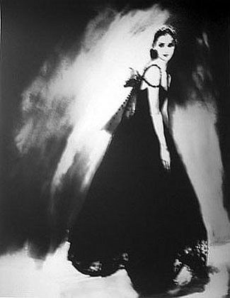 &quot;Night Bloom&quot;, Dress by Chanel Haute Couture, Anneliese Seubert, Paris, The New York Times Magazine, March 31, 1996, gelatin silver print, 14 x 11 inches