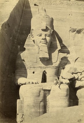 Colossal figure at Abou Simbel, Nubira