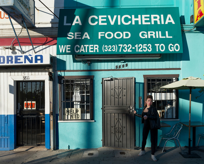 La Cevicheria, Pico Boulevard, Los Angeles, chromogenic print