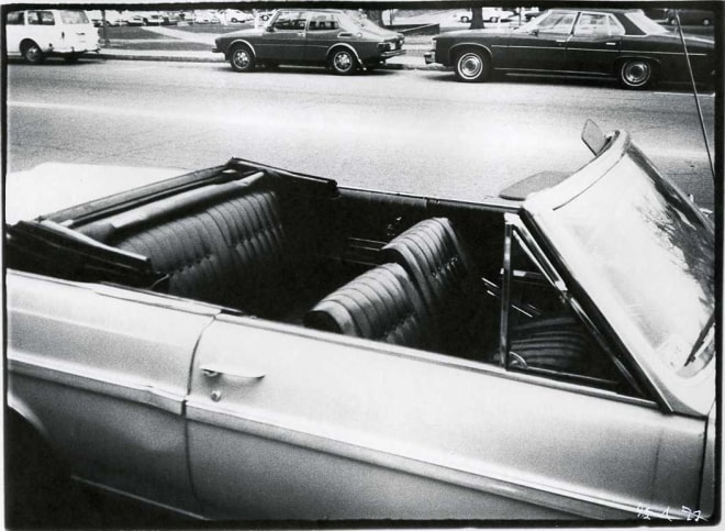 Last Convertible, 1977, vintage gelatin silver print (Itek print)