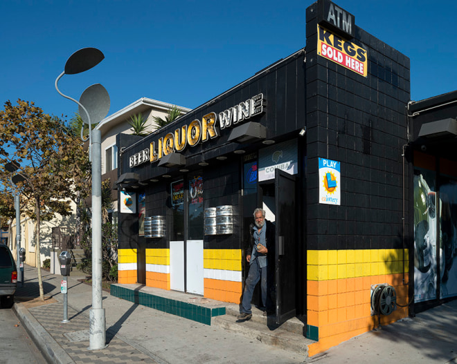 Liquor Store, Pico Boulevard, Los Angeles, chromogenic print