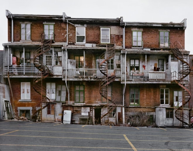 Spiral Fire Escapes, Chicago, 1975