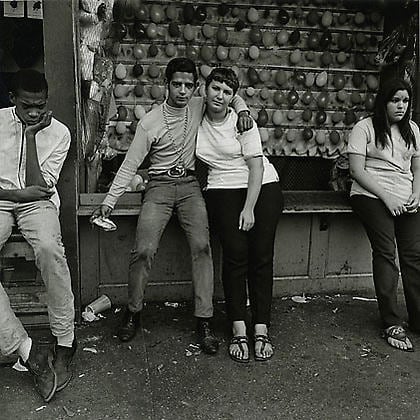 Coney Island, NY, 1968, vintage gelatin silver print, 7 x 7 inches