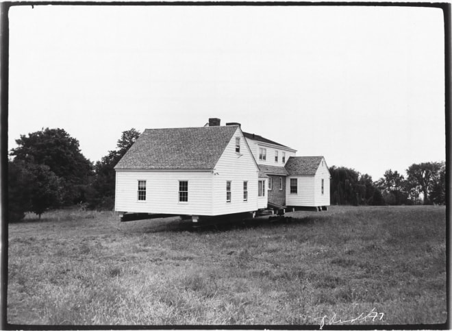 Floating House, 1977, vintage gelatin silver print (Itek print)