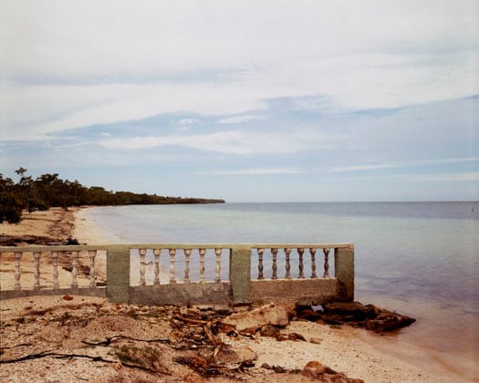 View toward mangrove swamp and Desembarco del Granma (Granma landing site), Villa Las Colorados, 2002, chromogenic print