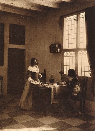 Guido Rey, A Flemish Interior, 1908