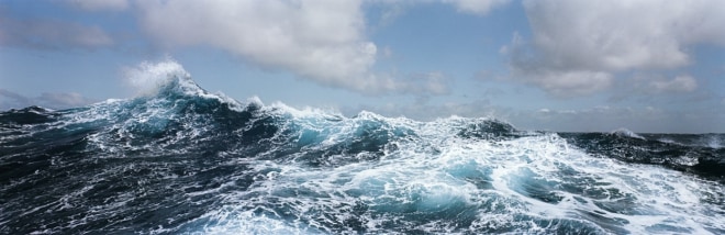 Swell, near 50&deg;S, Southern Ocean, Antarctica