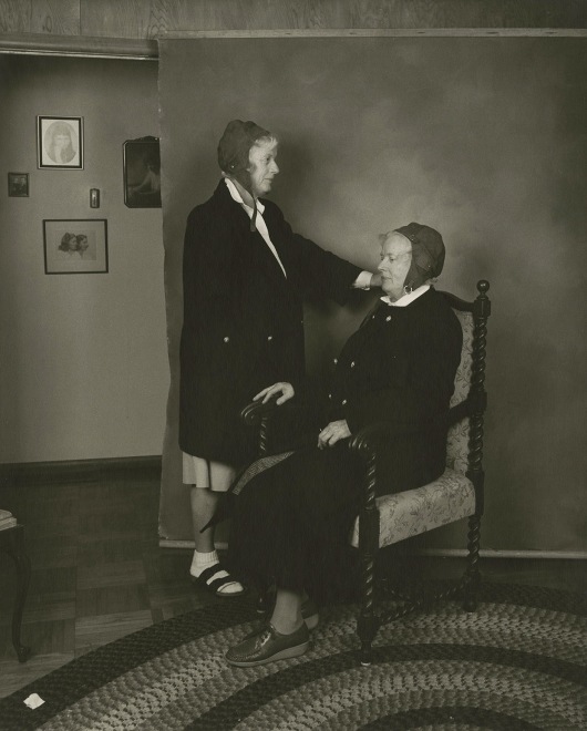 Two Sisters in Aviator Hats, Oakland, CA, from American Portraits, 1979-89 &nbsp;