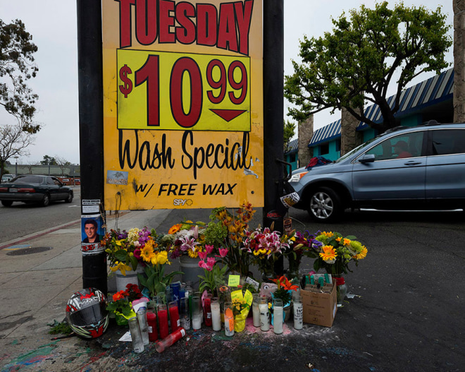 Memorial, Pico Boulevard, Los Angeles, chromogenic print