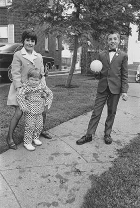 Dressed up for Sunday Morning, Detroit, 1968