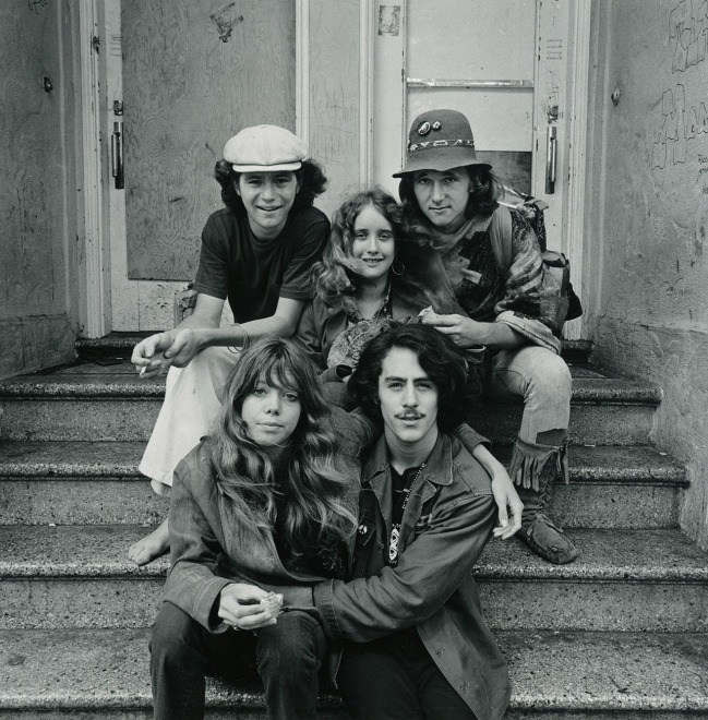 Group on Steps, Haight Ashbury 1968