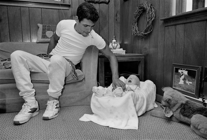 Man with Python and Baby, Gilford, New Hampshire, 1992