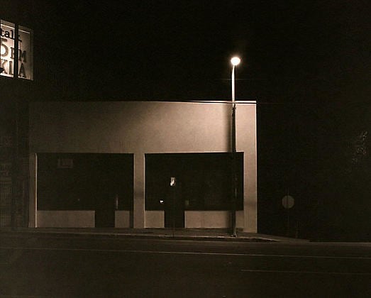 Building, Sunset Strip,  Los Angeles, 2005, platinum print