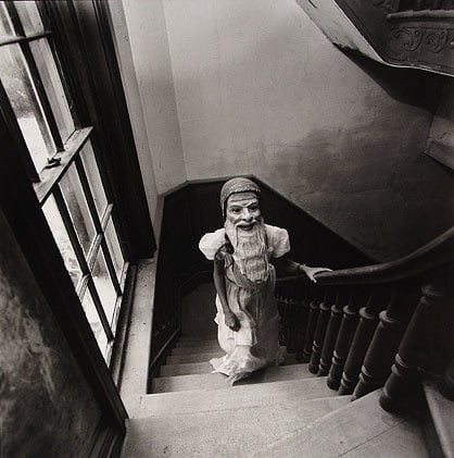 Girl in Mask, Rhinebeck, NY, 1975