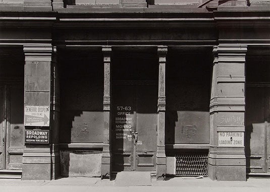 63 Greene Street, NYC, 1975, vintage ferrotyped gelatin silver print, 16 x 20 inches