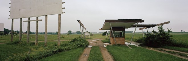 Derelict drive-in theatre, Darwin, Minnesota 