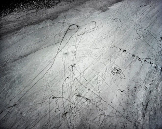 Salt Tracks Looking Northeast, Pleistocene Lake Bonneville, Wendover, Utah, 2017