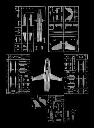 F-18 Hornet, 2005, carbon pigment print, 46 1/4 x 35 1/4 inches