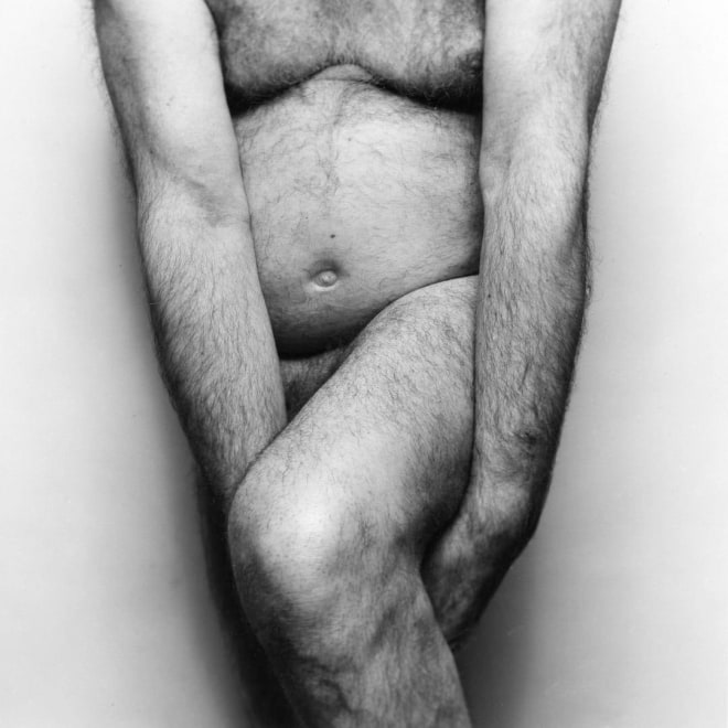 Two Arms Holding Leg, 1986