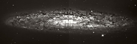 NGC 253, Northern and Southern parts