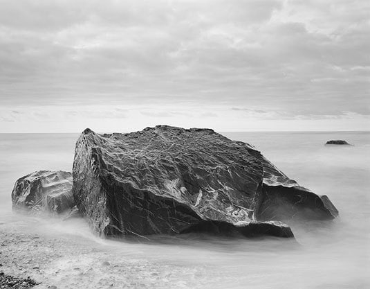 Okarito Beach, Tasman Sea, 2003, gelatin silver print