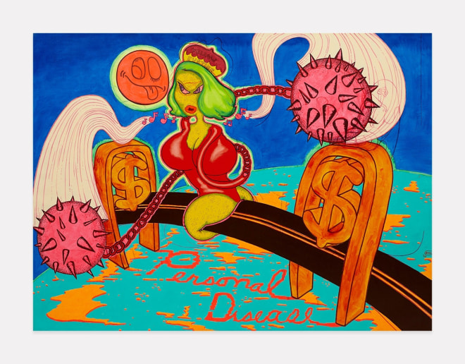 Peter Saul Personal Disease 1966