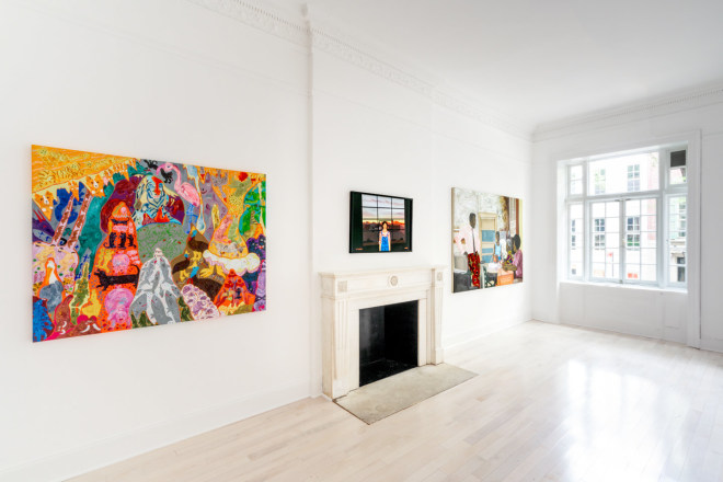 Installation view of &ldquo;The Interior,&rdquo; Venus Over Manhattan, New York, 2021.