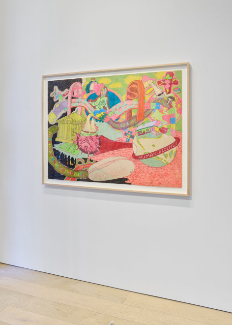 Installation view of &quot;Peter Saul: San Francisco&quot; at Berggruen Gallery, San Francisco, 2021