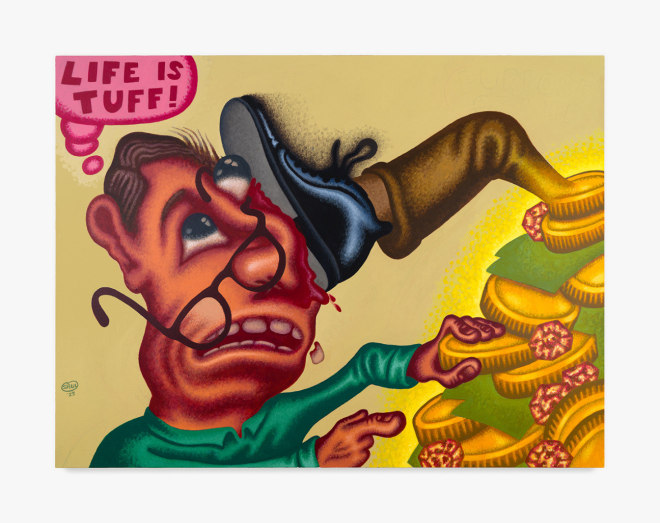 Peter Saul,&nbsp;Life Is Tuff, 2023. All images courtesy of the artists and Venus Over Manhattan., &nbsp;