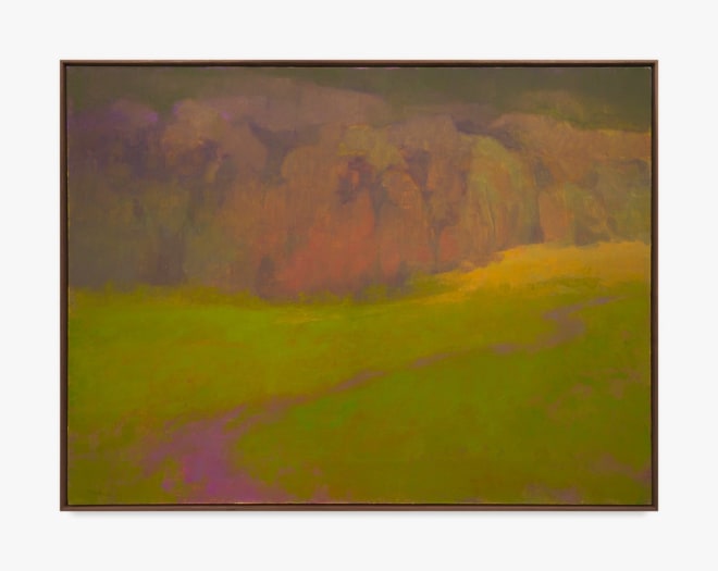 Richard Mayhew, &quot;Sacred Passage,&quot; 2004. Oil on canvas; Work: 36 x 48 in (91.4 x 121.9 cm) Framed: 37 x 49 in (94 x 124.5 cm).