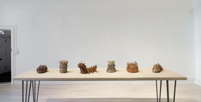 Installation view of Shinichi Sawada at Venus Over Manhattan, New York