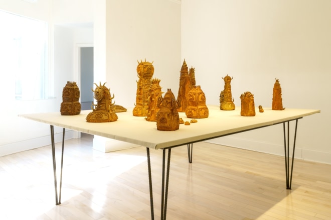 Installation view of Shinichi Sawada at Venus Over Manhattan, New York