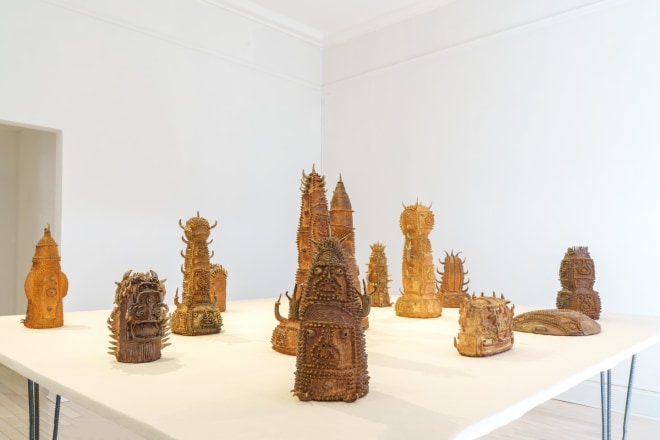 Installation view of Shinichi Sawada at Venus Over Manhattan, New York