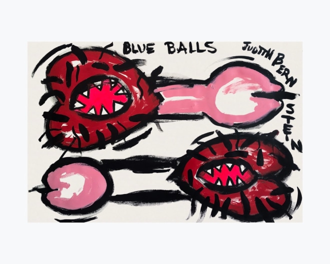 Object Studies | Judith Bernstein, &quot;Blue Balls,&quot; 2019