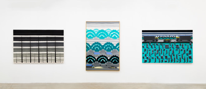 Installation view of Roger Brown, Venus Over Manhattan, New York