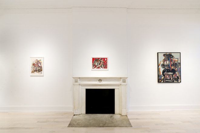 Installation view of &quot;Maryan,&quot; curated by Eddie Martinez, at Venus Over Manhattan, New York