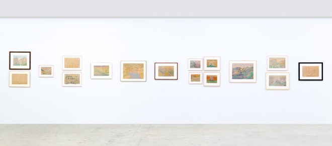 Installation view of Joseph Elmer Yoakum, Venus Over Manhattan, New York, 2019