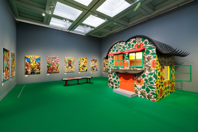 Installation view of &ldquo;Keiichi Tanaami: Adventures in Memory,&rdquo; The National Art Center, Tokyo, 2024. Courtesy The National Art Center, Tokyo. Photo: Noriko Yamamoto.