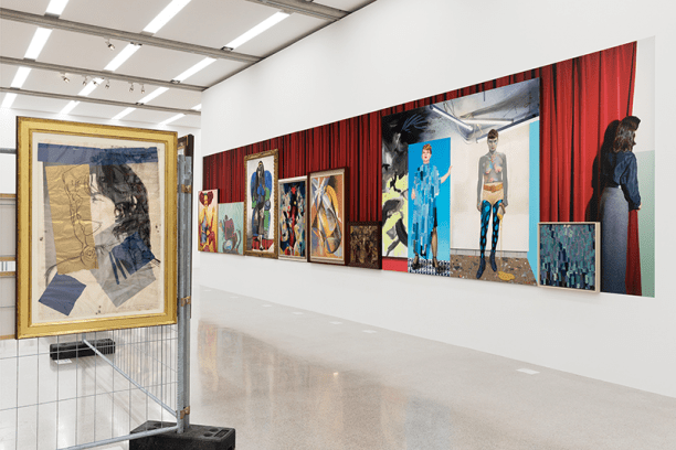 Installation image  of exhibition titled 55 Dates: Highlights from the mumok Collection, mumok at Museum moderner Kunst Stiftung Ludwig Wien from 2018 featuring Ed Paschke