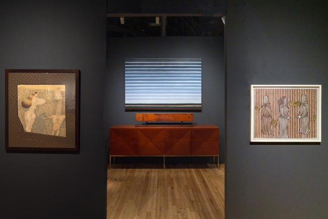 Installation view of &quot;Remembering Phyllis Kind,&quot; The Art Show at the Park Avenue Armory, 2020